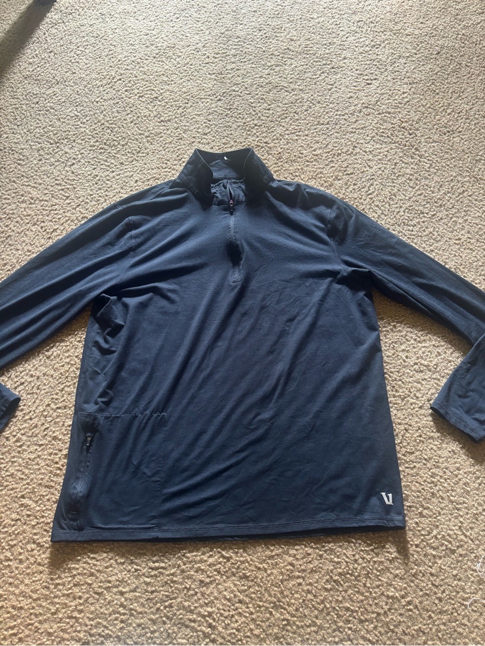 Vuori Ease Performance 1/2 Half Zip Mens Medium V221 Pullover Stretch